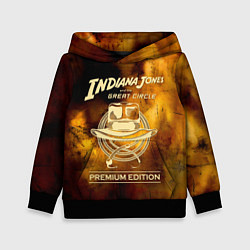 Толстовка-худи детская Indiana Jones and the Great Circle, цвет: 3D-черный