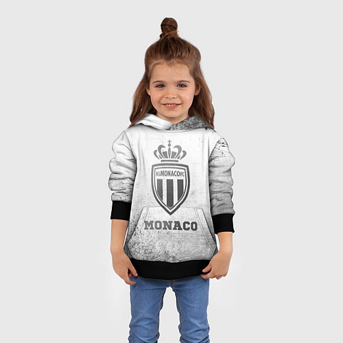 Детская толстовка Monaco - white gradient / 3D-Черный – фото 4