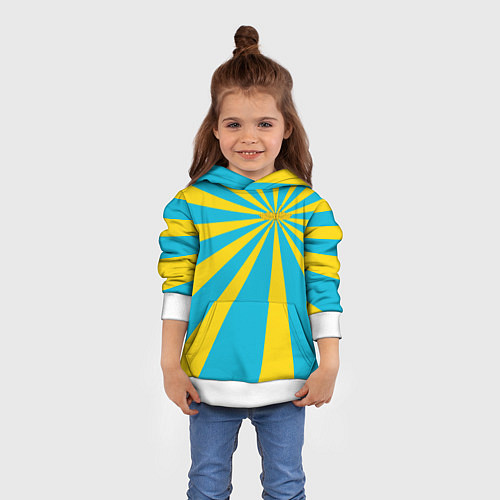 Детская толстовка Воздушно-космические силы / 3D-Белый – фото 4