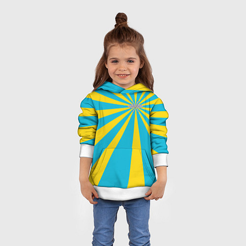 Детская толстовка Военно-воздушные силы / 3D-Белый – фото 4