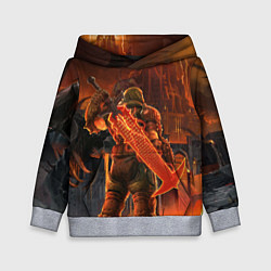 Детская толстовка Doom slayer and tower Doom