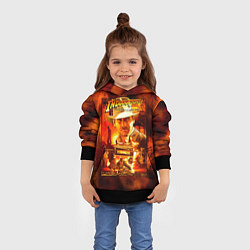 Толстовка-худи детская Indiana Jones and the raiders of the lost ark, цвет: 3D-черный — фото 2