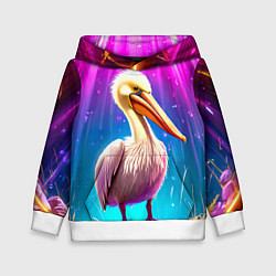 Детская толстовка Пеликан в сиянии лучей