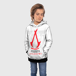 Толстовка-худи детская Assassins Creed Shadows - samurai, цвет: 3D-черный — фото 2