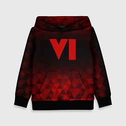 Детская толстовка GTA 6 red poly