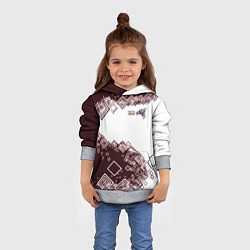 Толстовка-худи детская Снуоборд, цвет: 3D-меланж — фото 2