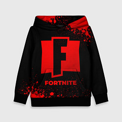 Детская толстовка Fortnite - red gradient