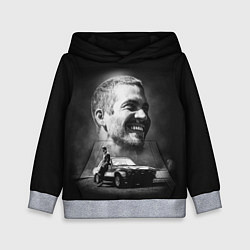 Толстовка-худи детская Пол Уокер, цвет: 3D-меланж