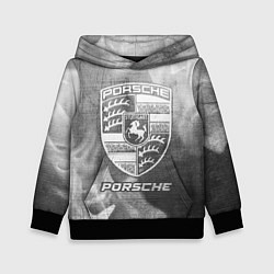 Детская толстовка Porsche - grey gradient