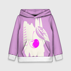 Детская толстовка Вишневый коллаж