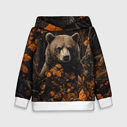 Детская толстовка Медведь в лесной чаще