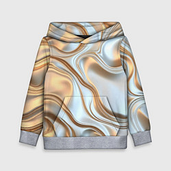 Детская толстовка Жидкое белое золото