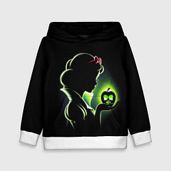 Детская толстовка Белоснежка и яблоко - силуэт крупно