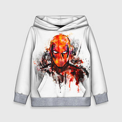 Детская толстовка Дэдпул краски