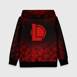 Детская толстовка League of Legends red poly