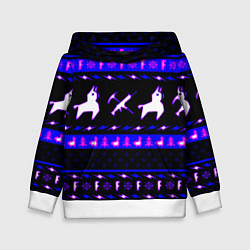 Детская толстовка Fortnite neon pattern