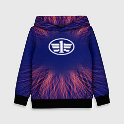 Толстовка-худи детская FAW red energy, цвет: 3D-черный