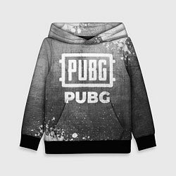 Детская толстовка PUBG - grey gradient