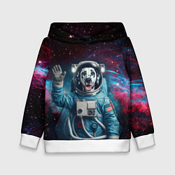 Детская толстовка Далматинец бравый космонавт - нейроарт