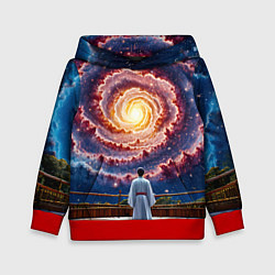 Детская толстовка Айкидоист в космосе