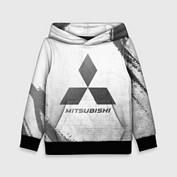 Детская толстовка Mitsubishi - white gradient