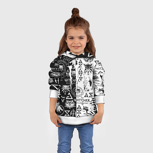 Детская толстовка Monster energy логотипы игр / 3D-Белый – фото 4