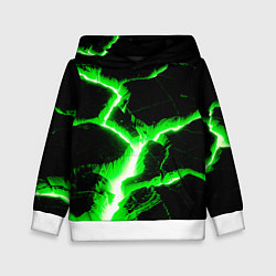 Толстовка-худи детская Разлом, цвет: 3D-белый