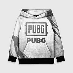 Детская толстовка PUBG - white gradient