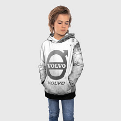 Толстовка-худи детская Volvo - white gradient, цвет: 3D-черный — фото 2