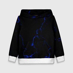Детская толстовка Color black blue