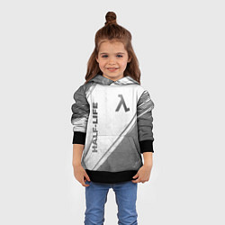 Толстовка-худи детская Half-Life - white gradient вертикально, цвет: 3D-черный — фото 2