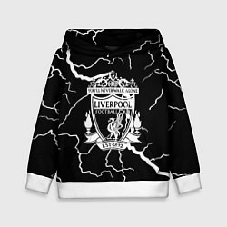 Толстовка-худи детская Liverpool storm black, цвет: 3D-белый