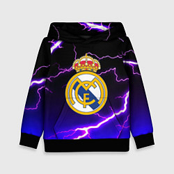Толстовка-худи детская Real Madrid storm, цвет: 3D-черный