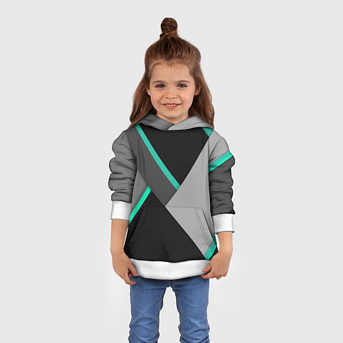 Детская толстовка Multicoloured / 3D-Белый – фото 4