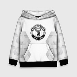 Детская толстовка Manchester United white poly