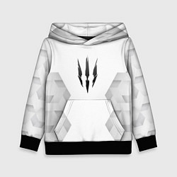 Детская толстовка The Witcher white poly