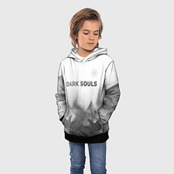 Толстовка-худи детская Dark Souls - white gradient посередине, цвет: 3D-черный — фото 2