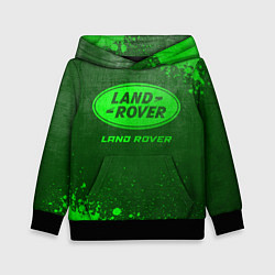 Детская толстовка Land Rover - green gradient