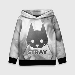 Детская толстовка Stray - white gradient