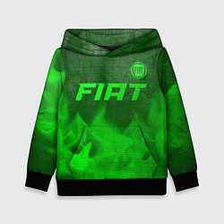 Детская толстовка Fiat - green gradient посередине
