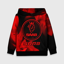 Детская толстовка Saab - red gradient
