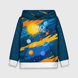 Детская толстовка Млечный путь -наш дом