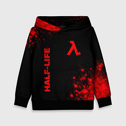 Толстовка-худи детская Half-Life - red gradient вертикально, цвет: 3D-черный