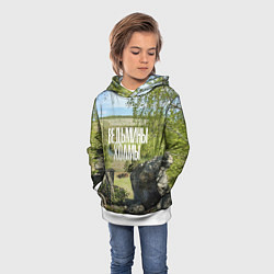 Толстовка-худи детская Ведьмины холмы на Красивой Мече, цвет: 3D-белый — фото 2