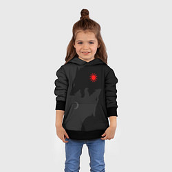 Толстовка-худи детская Хати и Сколь, цвет: 3D-черный — фото 2