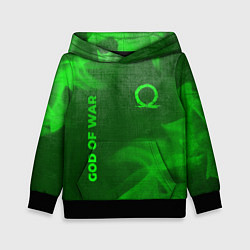 Детская толстовка God of War - green gradient вертикально
