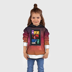 Толстовка-худи детская Lazarus Art, цвет: 3D-белый — фото 2
