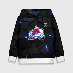 Толстовка-худи детская Колорадо Эвеланш - плиты с подсветкой, цвет: 3D-белый