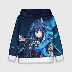 Толстовка-худи детская Ororon Genshin Impact, цвет: 3D-белый