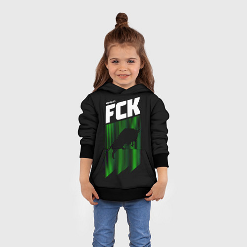 Детская толстовка FC Krasnodar / 3D-Черный – фото 4